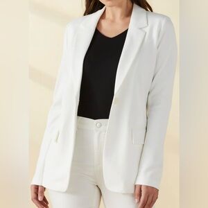Rafaella Women's Cream Blazer